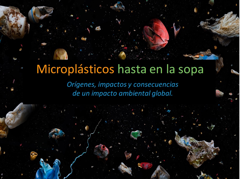 Conversando sobre los impactos de los microplásticos con el alumnado del PFAE de San Roque